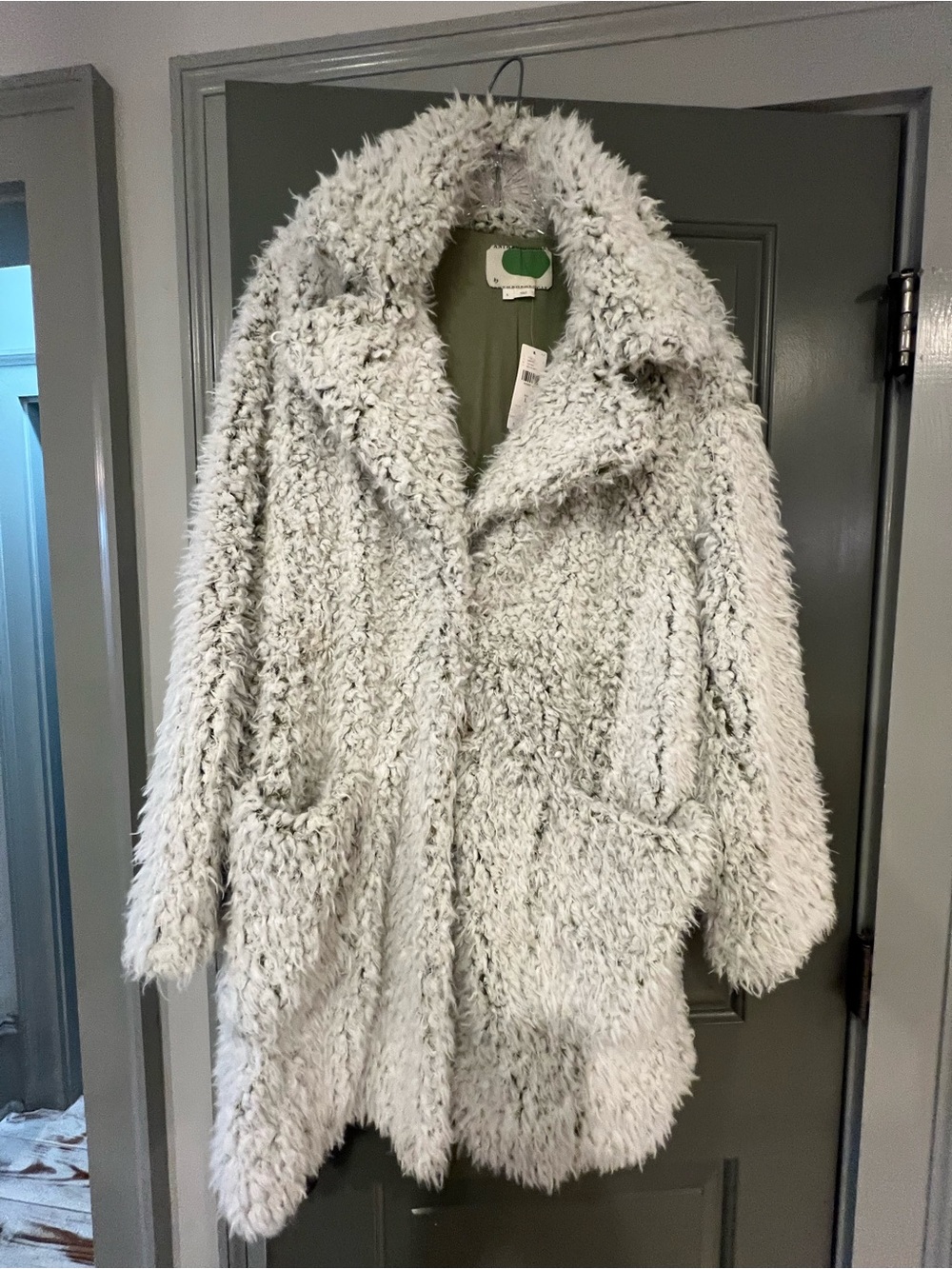 Anthropologie Faux Fur Teddy Jacket NWT